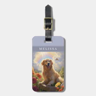 Étiquette À Bagage Étiquettes de bagages pour chien Retriever doré