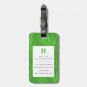 Étiquette À Bagage Étiquettes de bagages pour teckel (Dos Vertical)