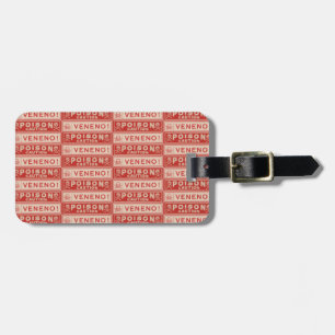 Étiquette À Bagage Étiquettes de poison vintage