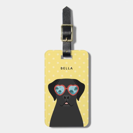 Étiquette À Bagage Étiquettes des bagages Labrador Retriever (Devant Vertical)