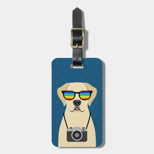 Étiquette À Bagage Étiquettes des bagages Labrador Retriever (Devant Vertical)