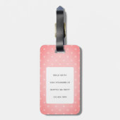 Étiquette À Bagage Étiquettes des bagages Labrador Retriever (Dos Vertical)