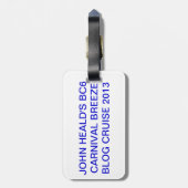 ÉTIQUETTE À BAGAGE ÉTIQUETTES DU BAGAGE BC6 (Dos Vertical)