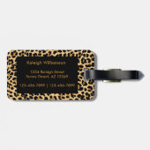 Étiquette À Bagage Étiquettes élégantes de sac de voyage de (Dos horizontal)