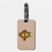 Étiquette À Bagage Étiquettes faites sur commande de bagage de (Dos Vertical)