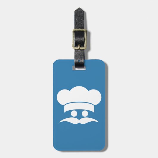 Étiquette À Bagage Étiquettes faites sur commande de bagage de CHEF (Devant Vertical)