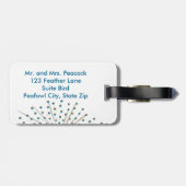 Étiquette À Bagage Étiquettes faites sur commande de bagage de jolie (Dos horizontal)