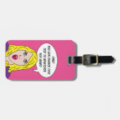 Étiquette À Bagage Étiquettes faites sur commande de bagage de RÉTRO (Devant horizontal)