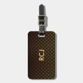 Étiquette À Bagage Étiquettes faites sur commande personnelles de (Devant Vertical)