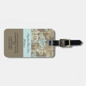 Étiquette À Bagage Étiquettes florales de bagage de pissenlits ens (Devant horizontal)