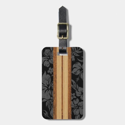 Étiquette À Bagage Étiquettes hawaïennes de bagage de plage de (Devant Vertical)