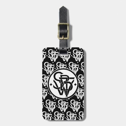 Étiquette À Bagage Étiquettes personnalisables de caisse de SBWT (Devant Vertical)