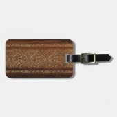 Étiquette À Bagage Étiquettes Samoanes de bagage de planche de surf (Devant horizontal)