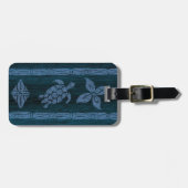 Étiquette À Bagage Étiquettes Samoanes de bagage de planche de surf (Devant horizontal)