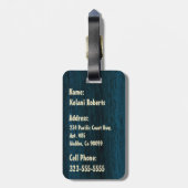 Étiquette À Bagage Étiquettes Samoanes de bagage de planche de surf (Dos Vertical)