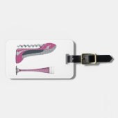 Étiquette À Bagage Étiquettes stylets de bagage d'art de chaussure (Devant horizontal)