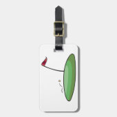 Étiquette À Bagage Étiquettes vertes de bagage de golf (Devant Vertical)