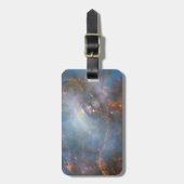 Étiquette À Bagage Étoile Centrale De Neutron Dans La Nebula Du Crabe (Devant Vertical)