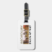 Étiquette À Bagage Étoile de Broadway de PIÈCE EN T (Devant Vertical)