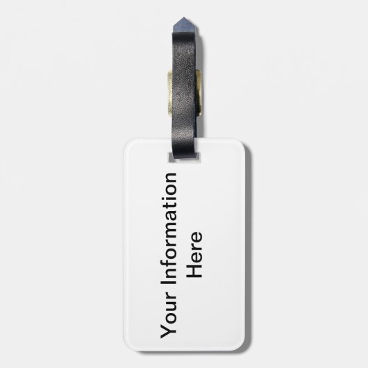 Étiquette À Bagage Étoile de David de Hanoukka - great dane - (Dos Vertical)