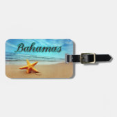 Étiquette À Bagage étoile des Bahamas (Devant horizontal)