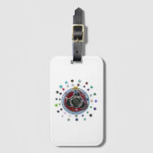 Étiquette À Bagage Étoiles (Devant Vertical)