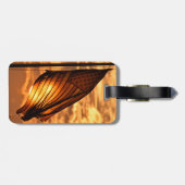 Étiquette À Bagage Étoiles et rayures Balise de bagage (Dos horizontal)