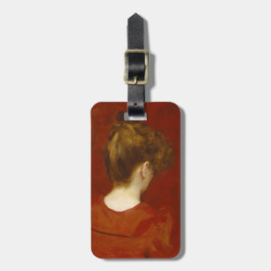 Étiquette À Bagage Étude de Lilia, 1887 (huile sur la toile)