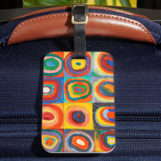 Étiquette À Bagage Étude des couleurs | Wassily Kandinsky