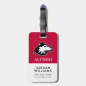 Étiquette À Bagage Étudiant de la NIU Huskies (Dos Vertical)