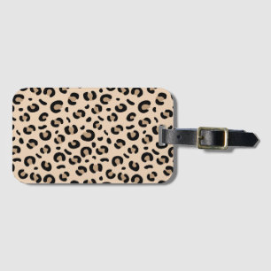 Étiquette À Bagage Étui de téléphone à imprimé léopard classique Styl