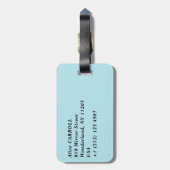 Étiquette À Bagage Eugene Boudin - Rassemblement sur la plage (Dos Vertical)