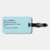 Étiquette À Bagage Eugene Boudin - Temps de baignade à Trouville (Dos horizontal)