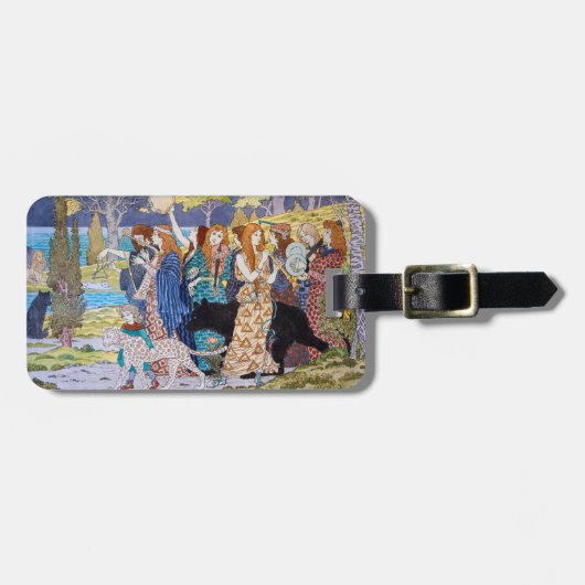 Étiquette À Bagage Eugene Grasset - Panneau décoratif Harmony (Devant horizontal)