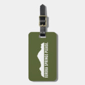 Étiquette À Bagage Eureka Springs S'il vous plaît (Devant Vertical)