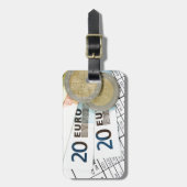 Étiquette À Bagage Euros (Devant Vertical)