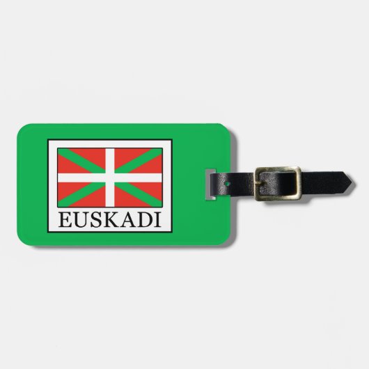 Étiquette À Bagage Euskadi (Devant horizontal)