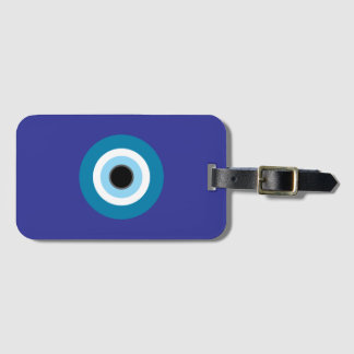 Étiquette À Bagage Evil Eye Luggage Tag with Address Card Pocket