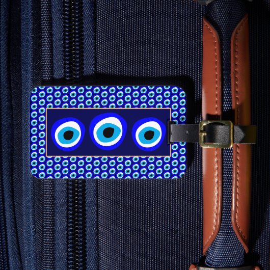 Étiquette À Bagage Evil Eye Talisman & arabe Amulet /turc, grec (Insitu Rectoal 4)