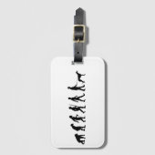 Étiquette À Bagage Évolution vers le propriétaire de Greyhound (Devant Vertical)