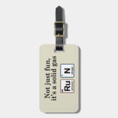 Étiquette À Bagage Exécution d'éléments de gaz solides (Devant Vertical)