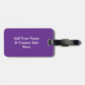 Étiquette À Bagage Exiles 'R' Us (Dos horizontal)