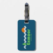 Étiquette À Bagage Exmoor National Park Rétro (Dos Vertical)