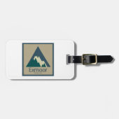 Étiquette À Bagage Exmoor National Park Rustic (Devant horizontal)