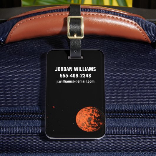 Étiquette À Bagage Exoplanet Ucf-1.01 Orbitant Une Étoile Appelée Gj  (Insitu Rectoal 2)