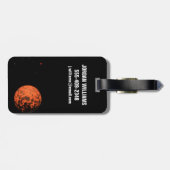 Étiquette À Bagage Exoplanet Ucf-1.01 Orbitant Une Étoile Appelée Gj  (Dos horizontal)