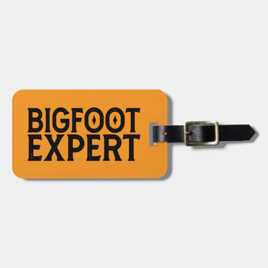 Étiquette À Bagage Expert Bigfoot (Devant horizontal)