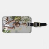 Étiquette À Bagage Explorer une photo personnalisée (Devant horizontal)