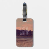 Étiquette À Bagage Explorez avec moi l'étiquette de bagage (Dos Vertical)