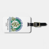 Étiquette À Bagage Explorez le parcours sauvage des Appalaches (Devant horizontal)